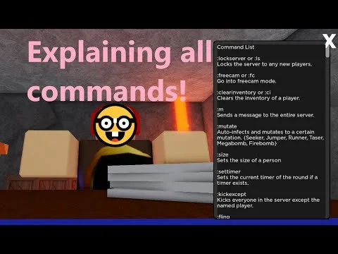 All commands and how to use them | Infectious Smile Roblox